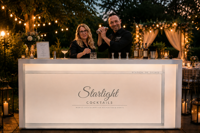Starlight Cocktails Bar-Setup